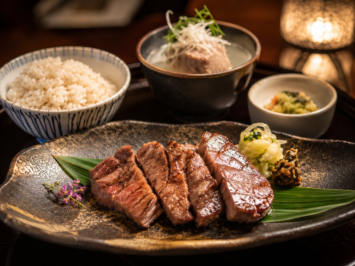 米其林級牛舌料理
